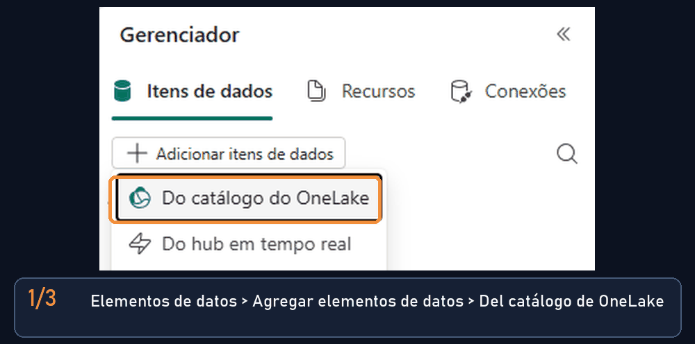 Animación con capturas de Fabric: vincular lh_silver al notebook en tres pasos